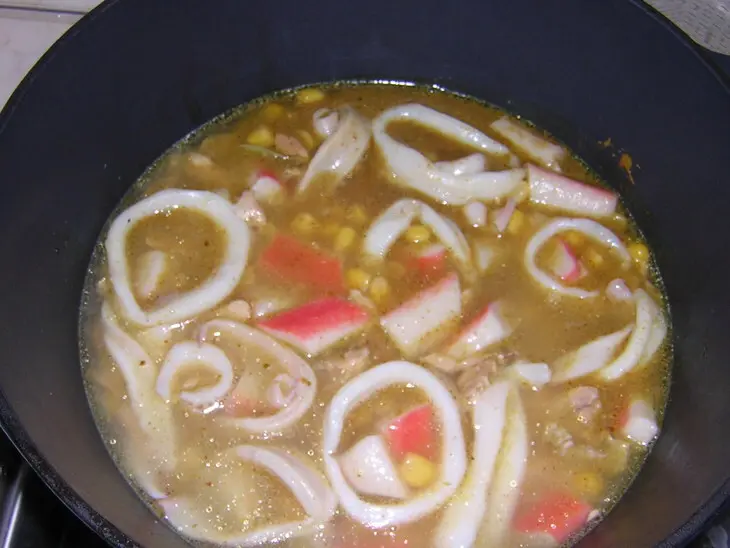Морской плов: шаг 3