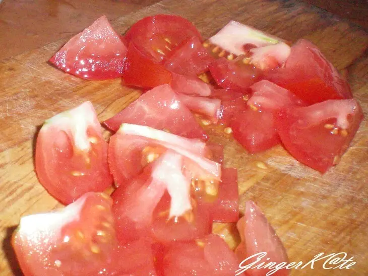 Салат из печеных овощей под йогуртовым соусом: шаг 2