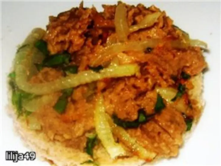Паштет из чечевицы с курагой и орехами (мшош): шаг 2