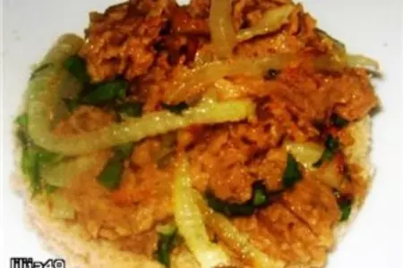 Паштет из чечевицы с курагой и орехами (мшош): шаг 2