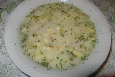 Сырный суп с сырной лапшой: шаг 6