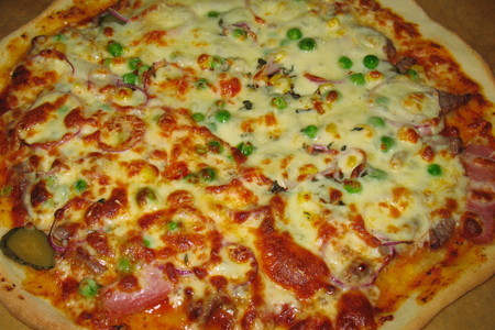 Пицца мясная и соус для пиццы: шаг 7