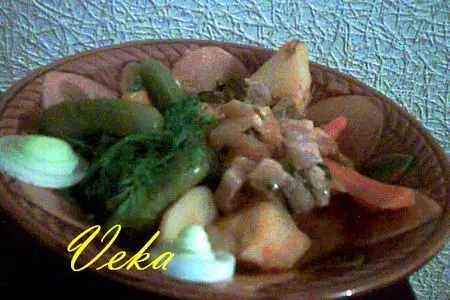 Свинина тушеная с картошкой: шаг 3