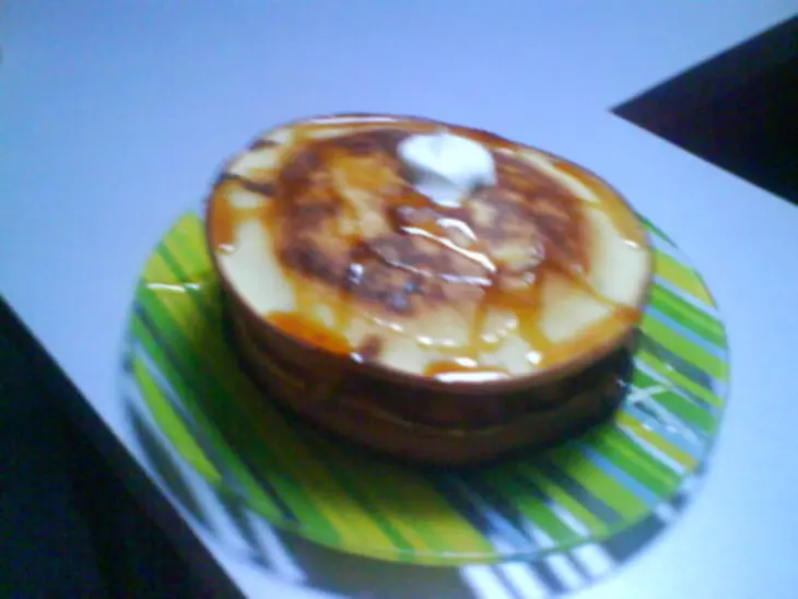 Blini s karameliu i s smetannai: шаг 3