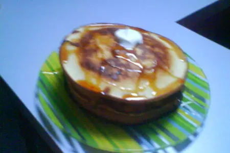 Blini s karameliu i s smetannai: шаг 3