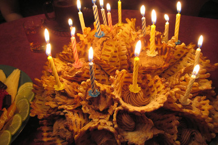 Торт "букет ко дню рождения сына": шаг 8