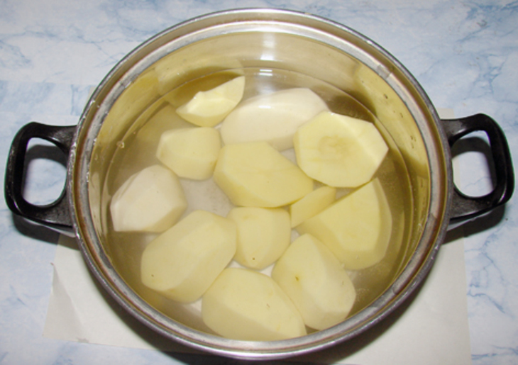 Картофельные" макароны": шаг 2