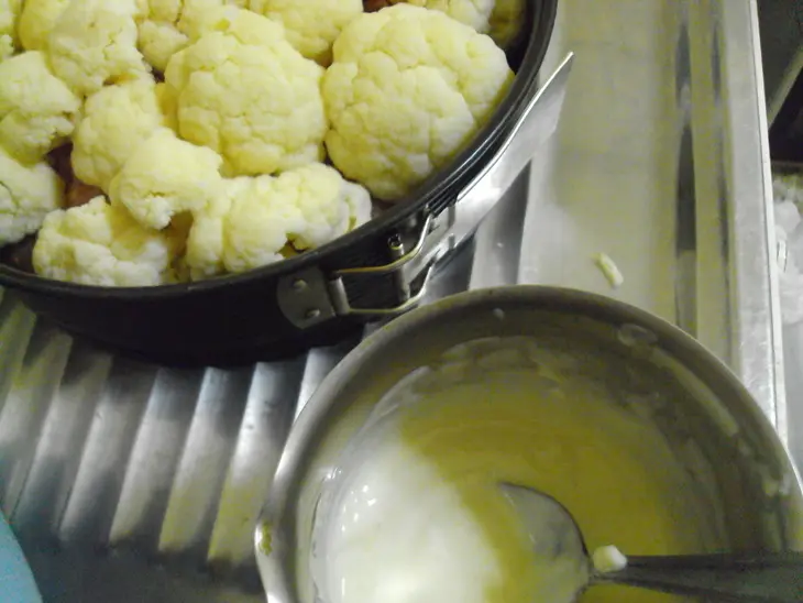 Цветная капуста с мясом: шаг 7