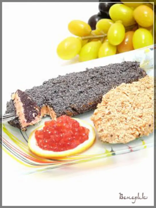 Семга в маковой и кунжутной панировке.: шаг 2