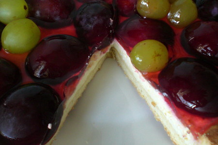Пирог с творогом и фруктами в желе: шаг 9