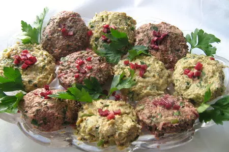 Пхали - закуска из овощей с грецкими орехами: шаг 4