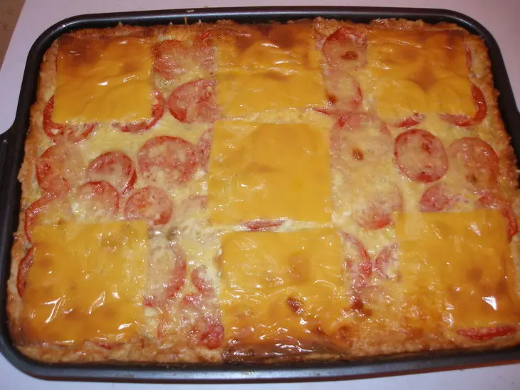 Киш с фаршем и овощами: шаг 1