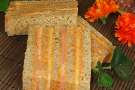 Полосатый бутерброд: шаг 2