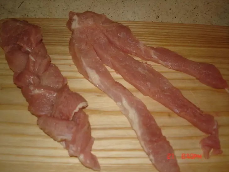 "мясной веночек": шаг 1