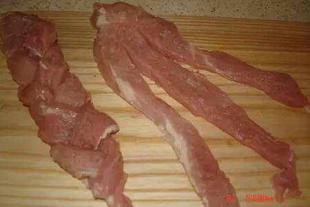 "мясной веночек": шаг 1