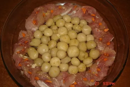 "мясной веночек": шаг 2