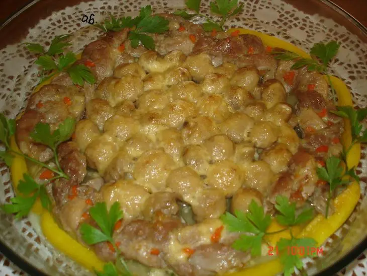 "мясной веночек": шаг 3