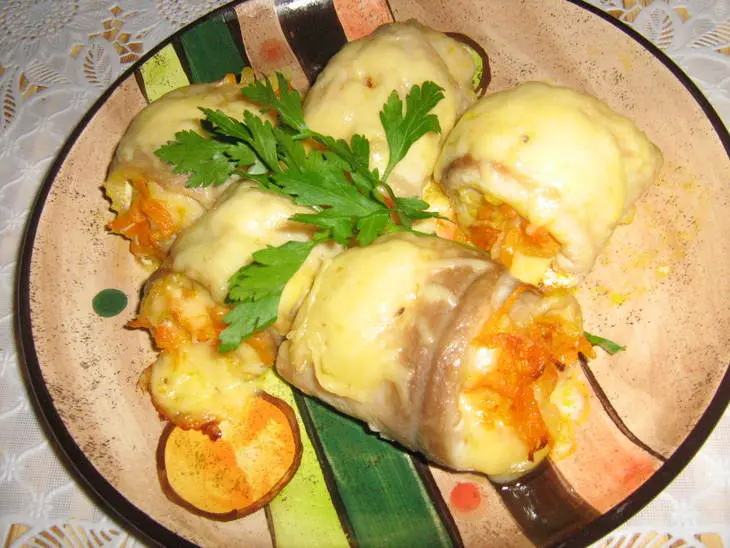 Рыбные рулетики.: шаг 3