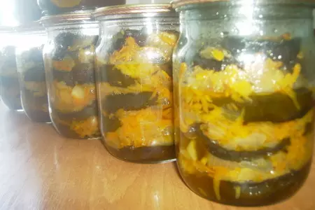 Баклажаны с овощами на зиму: шаг 1