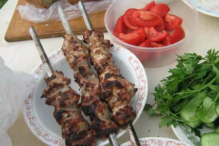 Шашлык из свиной шейки: шаг 3