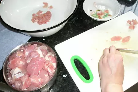 Котлетки куринные.: шаг 1