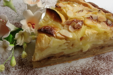 Почти эльзасский пирог с яблоками (очень быстрый и вкусный!): шаг 8