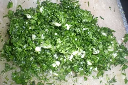 Салат из зелёной стрючковой фасоли: шаг 5