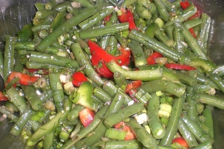 Салат из зелёной стрючковой фасоли: шаг 6