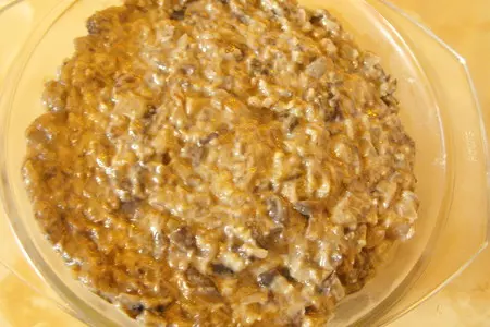Жюльен из баклажанов с грибами: шаг 5
