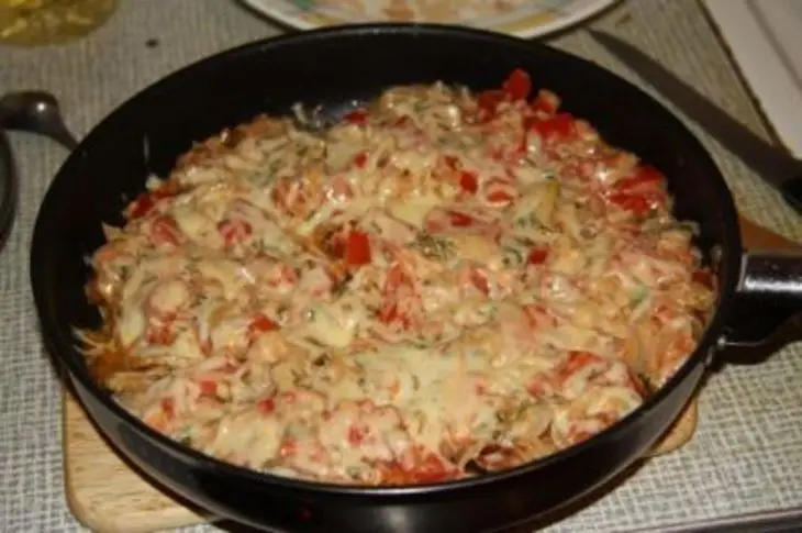 Отбивные с помидорами и прочим: шаг 11