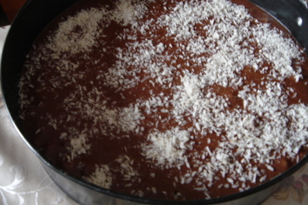 Шоколадно - кокосовый  торт(турецкий  шоколадный пирог): шаг 3