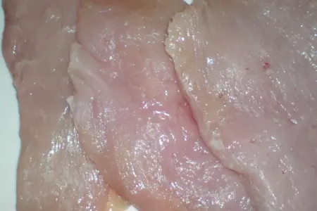 Запеченный шницель из индейки: шаг 1