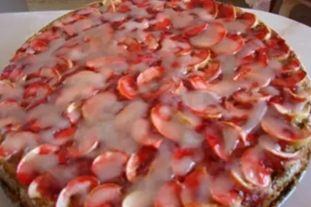 Яблочно-ореховый пирог с морковной стружкой: шаг 6