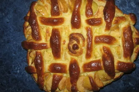Пирог с яблоками: шаг 1