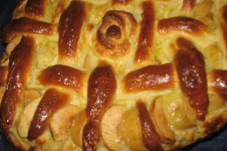 Пирог с яблоками: шаг 2
