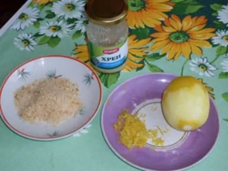Треска с хреном и соусом тартар: шаг 2