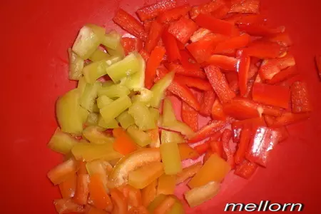 Салат по-итальянски с макаронами: шаг 1