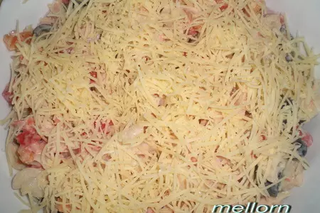 Салат по-итальянски с макаронами: шаг 8