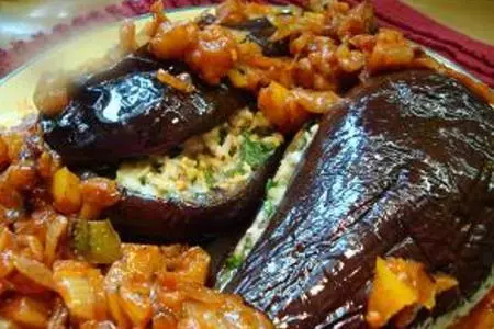 Баклажаны, фаршированные сыром: шаг 9