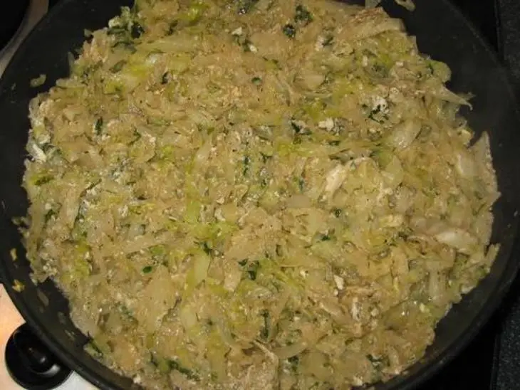 Кулебяка с капустой: шаг 1