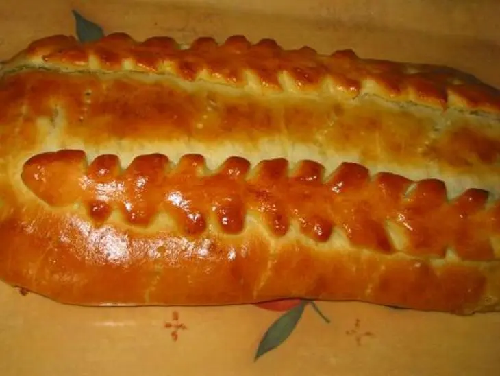 Кулебяка с капустой: шаг 7