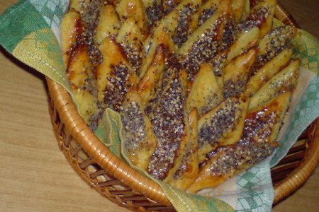 Печенье сырное с кунжутом,маком и льняными семечками: шаг 9