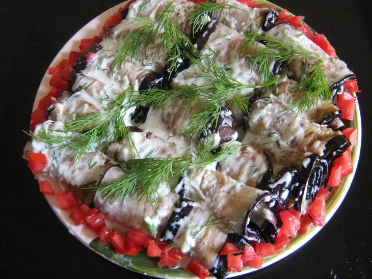 Баклажаны под вкусным соусом.: шаг 3
