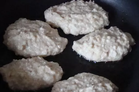 Овсяные сырники с фруктами: шаг 2