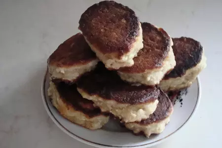 Овсяные сырники с фруктами: шаг 3