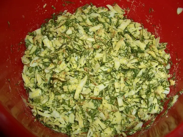Рыбные зразы с копченым сыром: шаг 2