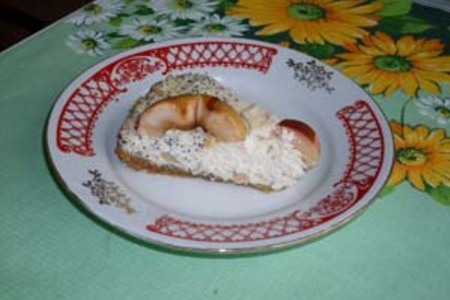 Яблочно-творожный чизкейк с маком: шаг 9