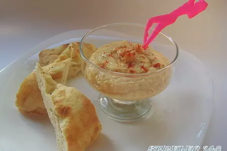 Паштет из нута с печеным чесноком.: шаг 2