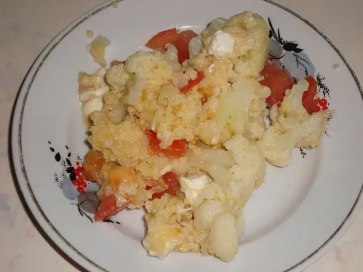 Пшённая каша с капустой брокколи (или цветной): шаг 3