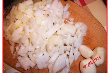 Огнеопасный чили с фасолью,  грудинкой и рисом.: шаг 2